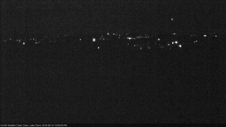 Lake Travis webcam, June 14, 2019 10:00 PM CT