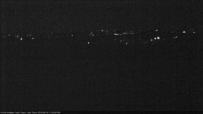 Lake Travis webcam, June 14, 2019 10:30 PM CT