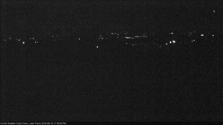 Lake Travis webcam, June 14, 2019 10:40 PM CT