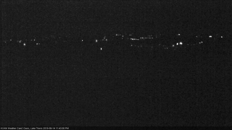 Lake Travis webcam, June 14, 2019 10:45 PM CT