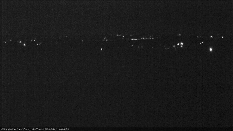 Lake Travis webcam, June 14, 2019 10:50 PM CT