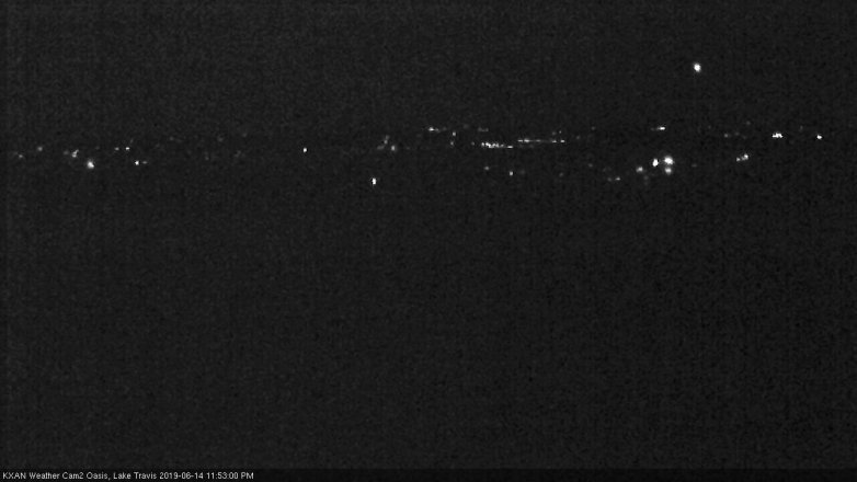 Lake Travis webcam, June 14, 2019 10:55 PM CT