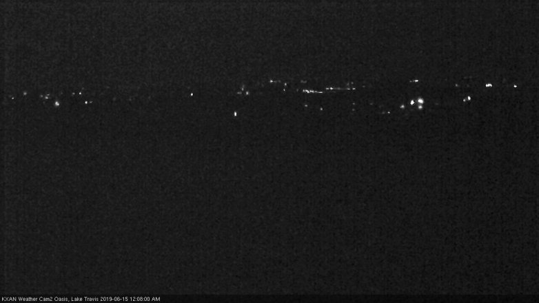 Lake Travis webcam, June 14, 2019 11:10 PM CT