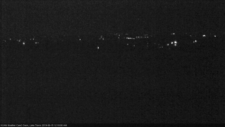 Lake Travis webcam, June 14, 2019 11:20 PM CT