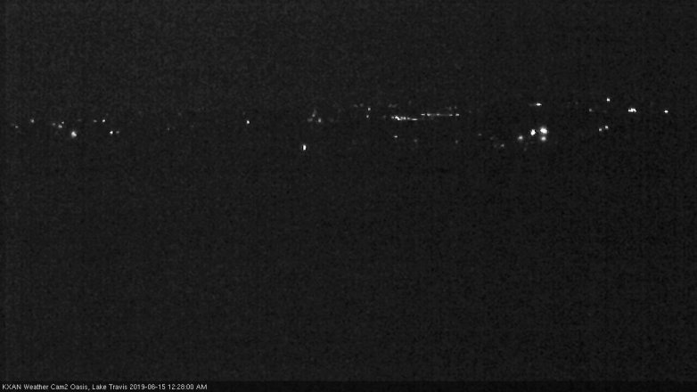 Lake Travis webcam, June 14, 2019 11:30 PM CT