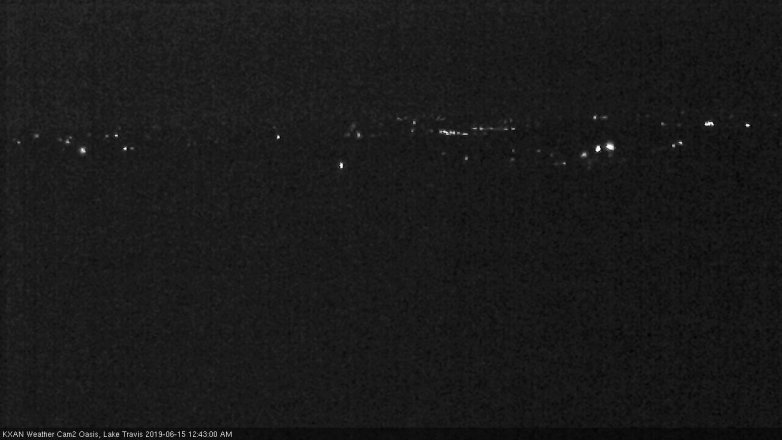 Lake Travis webcam, June 14, 2019 11:45 PM CT