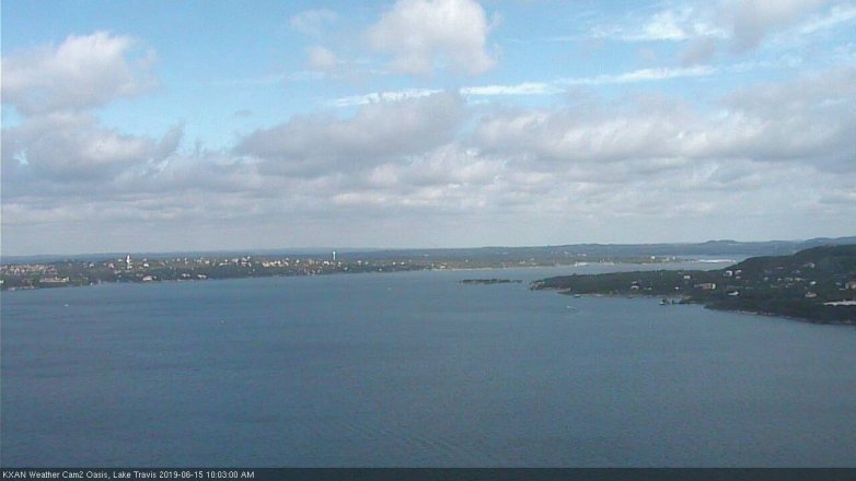 Lake Travis webcam, June 15, 2019 9:05 AM CT