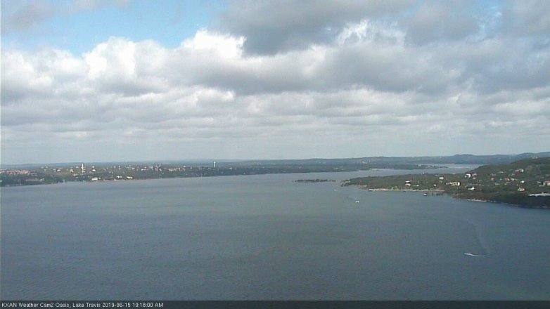 Lake Travis webcam, June 15, 2019 9:20 AM CT