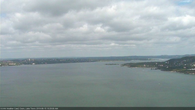 Lake Travis webcam, June 15, 2019 9:30 AM CT
