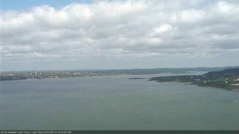 Lake Travis webcam, June 15, 2019 9:35 AM CT