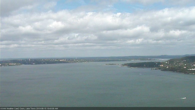 Lake Travis webcam, June 15, 2019 9:45 AM CT