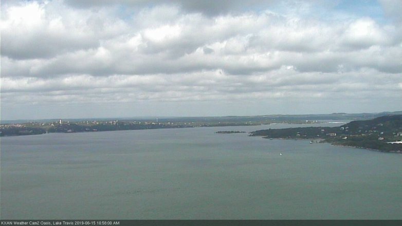 Lake Travis webcam, June 15, 2019 10:00 AM CT