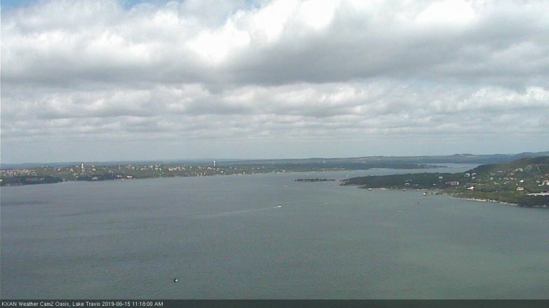 Lake Travis webcam, June 15, 2019 10:20 AM CT