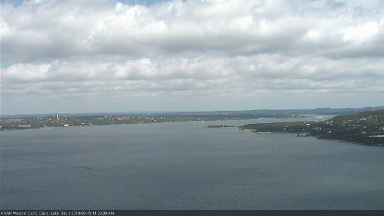 Lake Travis webcam, June 15, 2019 10:25 AM CT