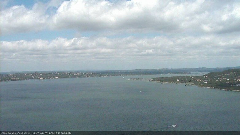 Lake Travis webcam, June 15, 2019 10:30 AM CT