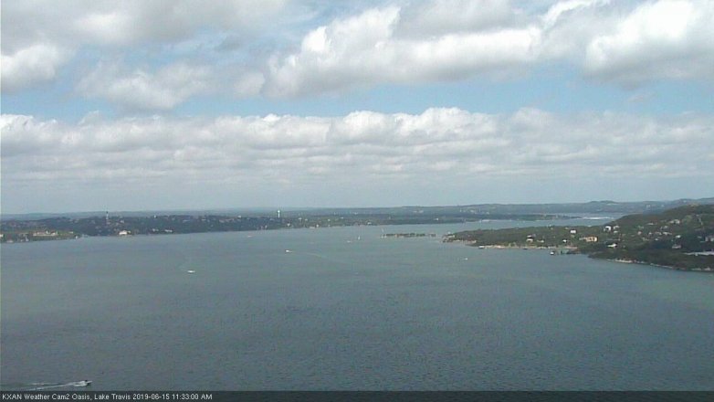 Lake Travis webcam, June 15, 2019 10:35 AM CT