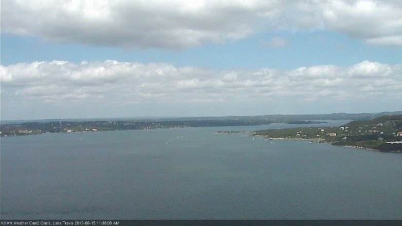 Lake Travis webcam, June 15, 2019 10:40 AM CT