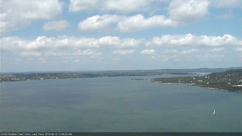 Lake Travis webcam, June 15, 2019 10:50 AM CT