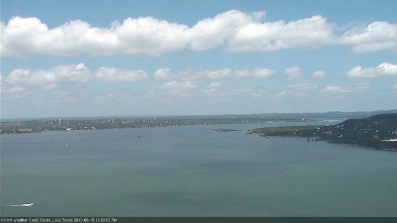 Lake Travis webcam, June 15, 2019 11:05 AM CT