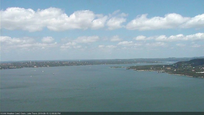 Lake Travis webcam, June 15, 2019 11:10 AM CT