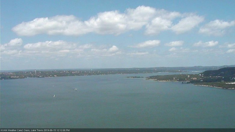 Lake Travis webcam, June 15, 2019 11:15 AM CT