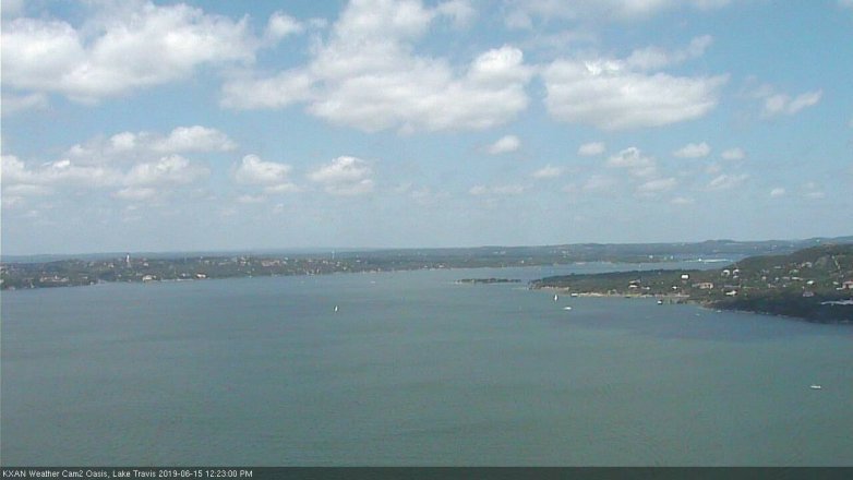Lake Travis webcam, June 15, 2019 11:25 AM CT