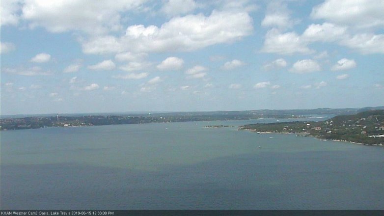 Lake Travis webcam, June 15, 2019 11:35 AM CT