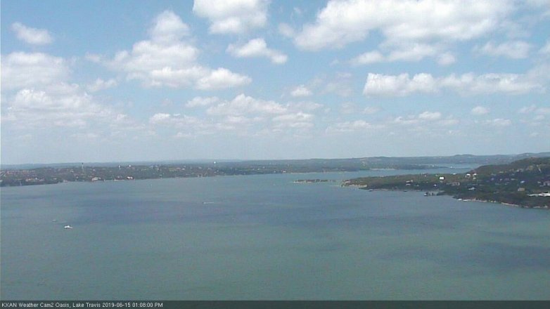 Lake Travis webcam, June 15, 2019 12:10 PM CT