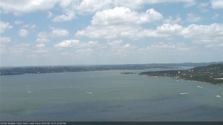 Lake Travis webcam, June 15, 2019 12:25 PM CT