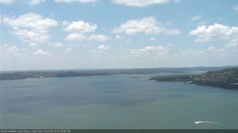 Lake Travis webcam, June 15, 2019 12:50 PM CT