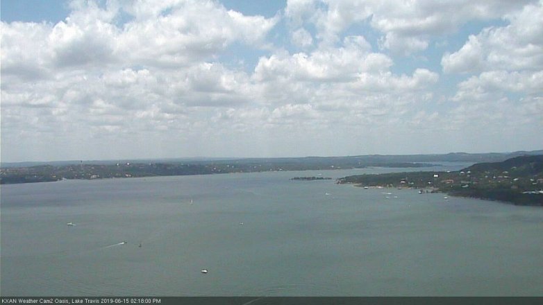 Lake Travis webcam, June 15, 2019 1:20 PM CT