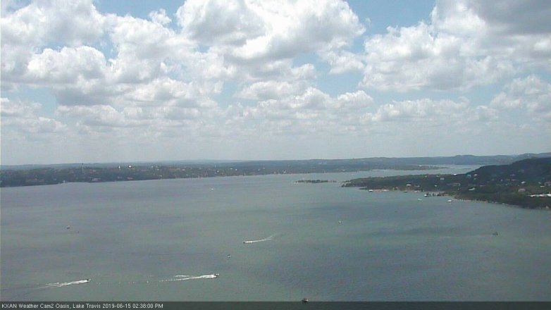 Lake Travis webcam, June 15, 2019 1:40 PM CT