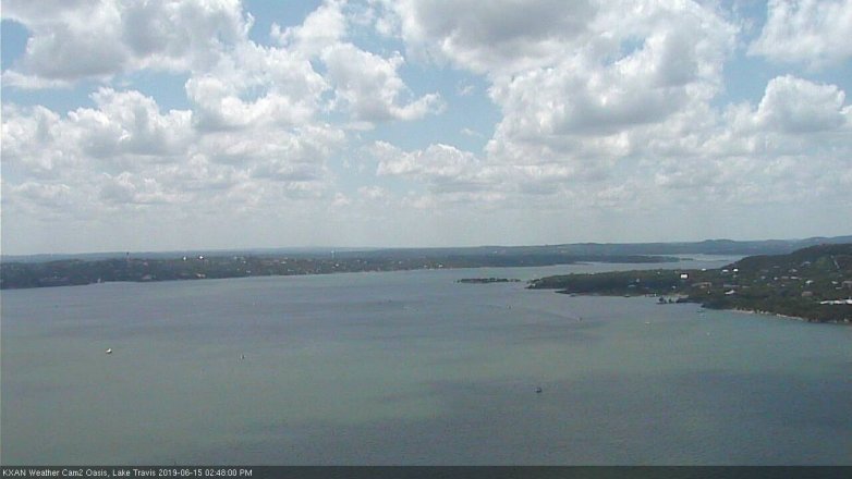 Lake Travis webcam, June 15, 2019 1:50 PM CT