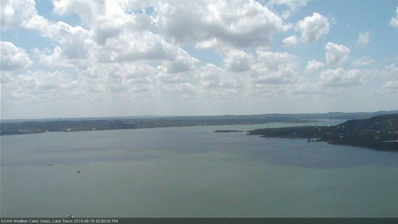 Lake Travis webcam, June 15, 2019 2:00 PM CT