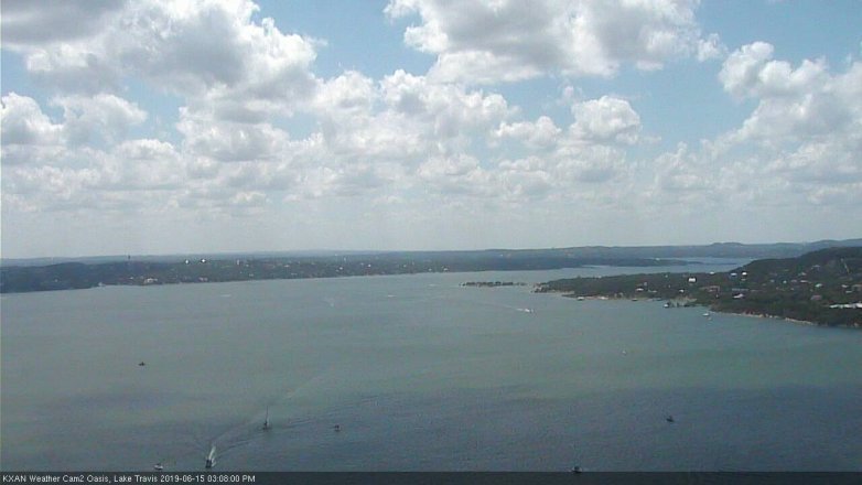 Lake Travis webcam, June 15, 2019 2:10 PM CT