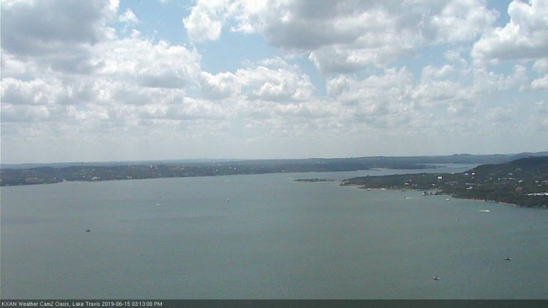 Lake Travis webcam, June 15, 2019 2:15 PM CT