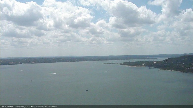 Lake Travis webcam, June 15, 2019 2:25 PM CT