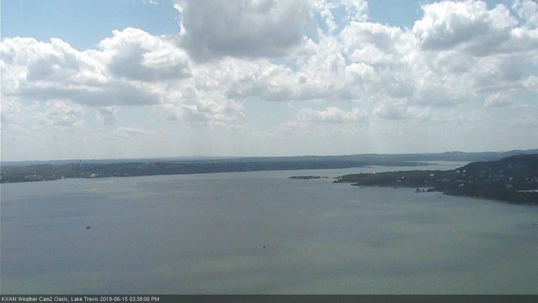 Lake Travis webcam, June 15, 2019 2:40 PM CT