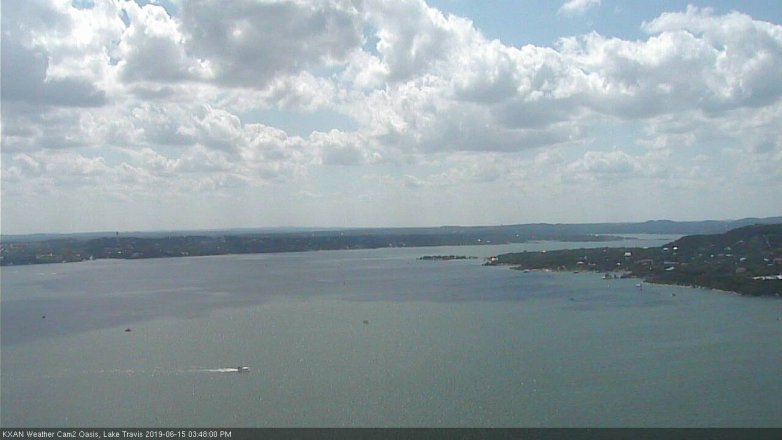 Lake Travis webcam, June 15, 2019 2:50 PM CT