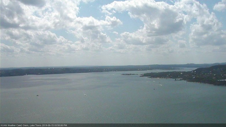 Lake Travis webcam, June 15, 2019 3:00 PM CT