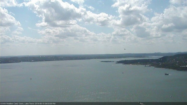 Lake Travis webcam, June 15, 2019 3:05 PM CT