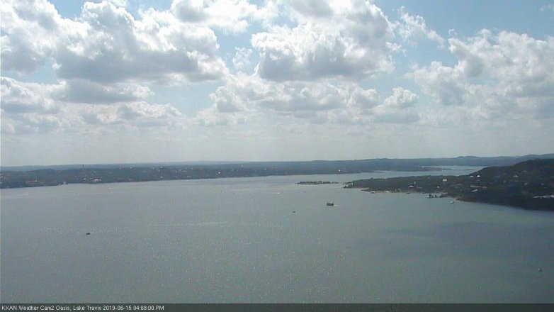 Lake Travis webcam, June 15, 2019 3:10 PM CT