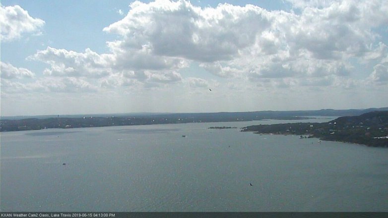 Lake Travis webcam, June 15, 2019 3:15 PM CT