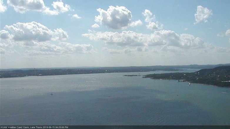 Lake Travis webcam, June 15, 2019 3:30 PM CT