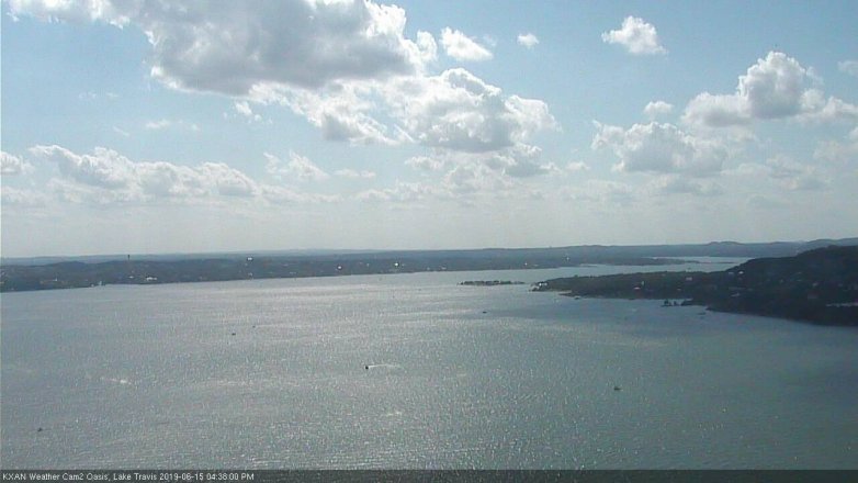 Lake Travis webcam, June 15, 2019 3:40 PM CT
