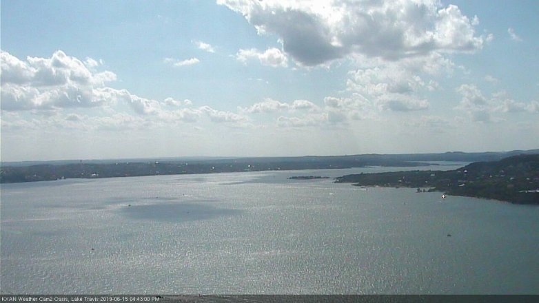 Lake Travis webcam, June 15, 2019 3:45 PM CT