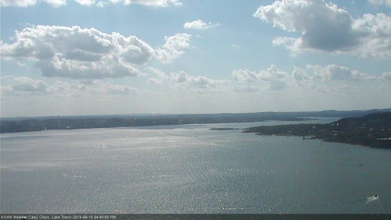 Lake Travis webcam, June 15, 2019 3:50 PM CT