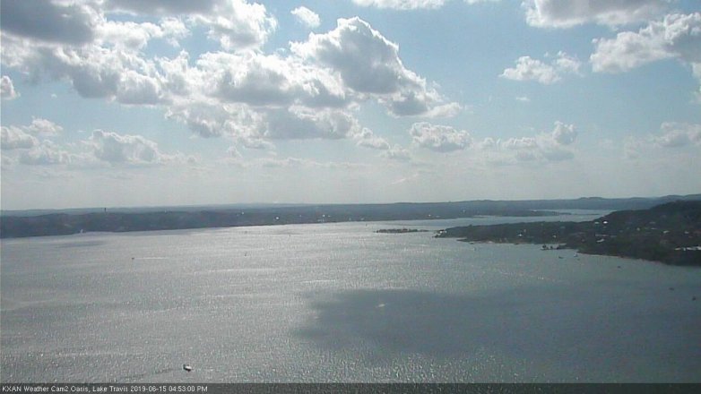 Lake Travis webcam, June 15, 2019 3:55 PM CT