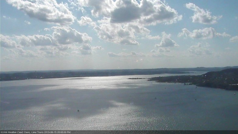 Lake Travis webcam, June 15, 2019 4:10 PM CT