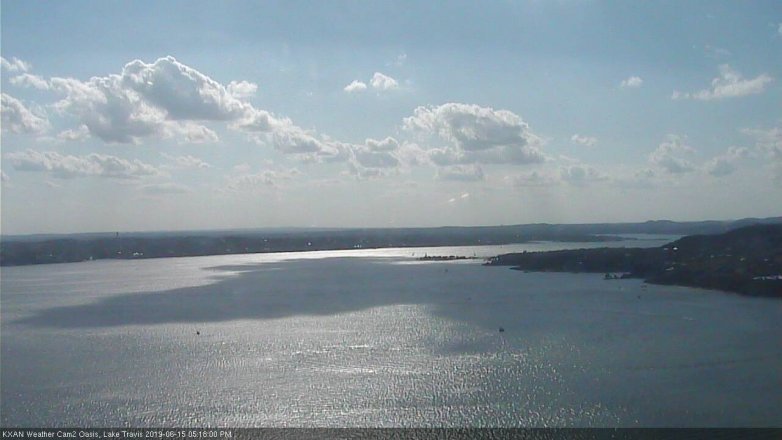 Lake Travis webcam, June 15, 2019 4:20 PM CT